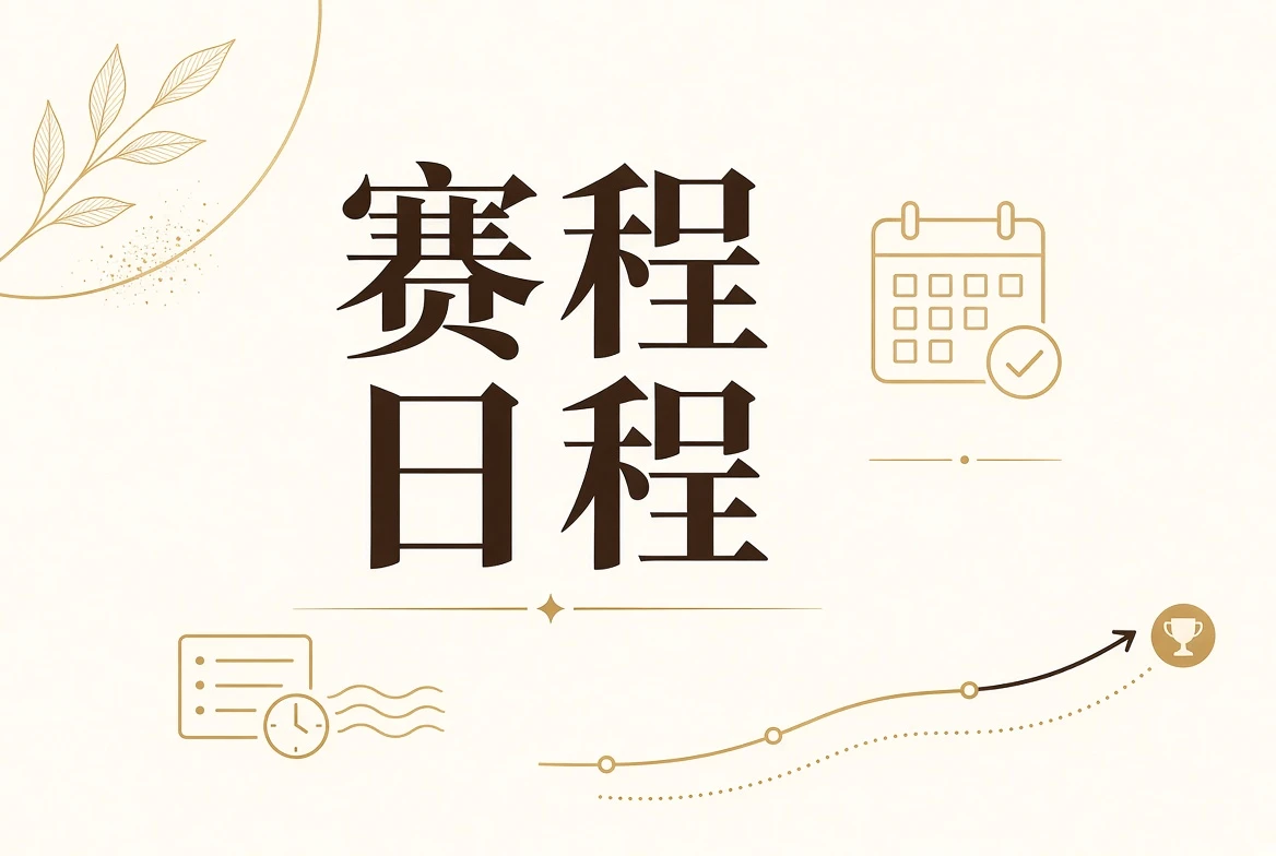 每日大赛赛程安排与状态说明主题图